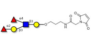 Lewis b (Leb) pentaose linked to maleimide (Linker-MAL A)