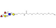 Lewis b (Leb) pentaose with terminal azide (Linker-N3 A)