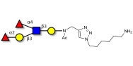 Lewis b (Leb) pentaose with free terminal amine (Linker-NH2 D)