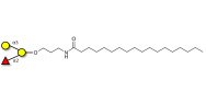 Blood group B antigen triose with stearic chain (Linker-STEA A)