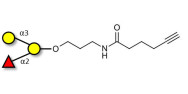 Blood group B antigen triose with terminal alkyne (Linker-CΞCH C)