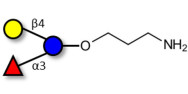 3-Fucosyllactose (3-FL) with free terminal amine (Linker-NH2 A)