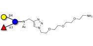 3-Fucosyllactose (3-FL) with free terminal amine (Linker-NH2 B)