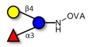 3-Fucosyllactose (3-FL) grafted on OVA
