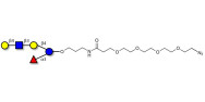 Lacto-N-neofucopentaose V (LNnFP-V) with terminal azide (Linker-N3 A)
