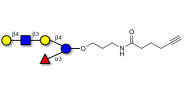Lacto-N-neofucopentaose V (LNnFP-V) with terminal alkyne (Linker-CΞCH C)
