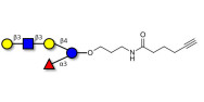Lacto-N-fucopentaose V (LNFP V) with terminal alkyne (Linker-CΞCH C)
