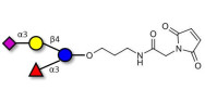 3’-Sialyl-3-Fucosyllactose linked to maleimide (Linker-MAL A)