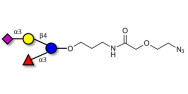 3’-Sialyl-3-Fucosyllactose with terminal azide (Linker-N3 B)