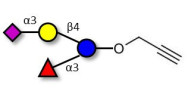 3’-Sialyl-3-Fucosyllactose with terminal alkyne (Linker-CΞCH B)
