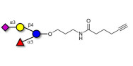 3’-Sialyl-3-Fucosyllactose with terminal alkyne (Linker-CΞCH C)