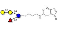 α-3-Galactosyl-3-Fucosyllactose linked to maleimide (Linker-MAL A)