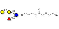 α-3-Galactosyl-3-Fucosyllactose with terminal azide (Linker-N3 B)