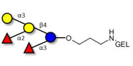 Blood group B pentaose grafted on gel for affinity chromatography (Linker-GEL B)