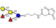 Blood group B pentaose linked to maleimide (Linker-MAL A)