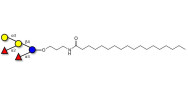 Blood group B pentaose with stearic chain (Linker-STEA A)