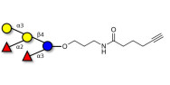 Blood group B pentaose with terminal alkyne (Linker-CΞCH C)