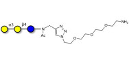Isoglobotriose (iGb3) with free terminal amine (Linker-NH2 B)