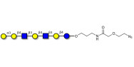 Galili antigen heptaose with terminal azide (Linker-N3 B)