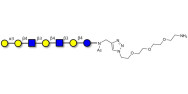 Galili antigen heptaose with free terminal amine (Linker-NH2 B)