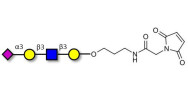 Sialylated tetraose type 1 linked to maleimide (Linker-MAL A)