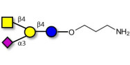 GM2 Ganglioside oligosaccharide with free terminal amine (Linker-NH2 A)