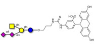 GD2 Ganglioside oligosaccharide linked to fluorescein (Linker-FLUO A)