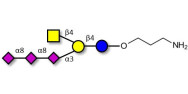 GT2 Ganglioside oligosaccharide with free terminal amine (Linker-NH2 A)