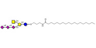 GT2 Ganglioside oligosaccharide with stearic chain (Linker-STEA A)