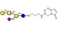 GM1a Ganglioside oligosaccharide linked to maleimide (Linker-MAL A)