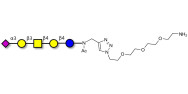 GM1b Ganglioside oligosaccharide with free terminal amine (Linker-NH2 B)