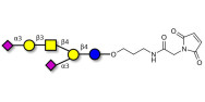 GD1a Ganglioside oligosaccharide linked to maleimide (Linker-MAL A)