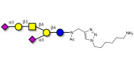 GD1a Ganglioside oligosaccharide with free terminal amine (Linker-NH2 D)