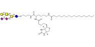 GD1b Ganglioside oligosaccharide linked to biotin and stearic chain (Linker-BT-STEA A)