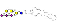 GT1c Ganglioside oligosaccharide with free terminal amine (Linker-NH2 C)