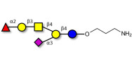 Fucosyl GM1 Ganglioside oligosaccharide with free terminal amine (Linker-NH2 A)
