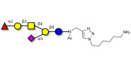 Fucosyl GM1 Ganglioside oligosaccharide with free terminal amine (Linker-NH2 D)