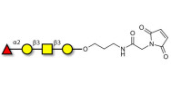 Blood group H antigen tetraose type 4 linked to maleimide (Linker-MAL A)