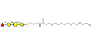 Blood group H antigen tetraose type 4 with terminal azide (Linker-N3 A)