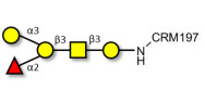 Blood group B antigen pentaose type 4 grafted on CRM197