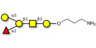 Blood group B antigen pentaose type 4 with free terminal amine (Linker-NH2 A)