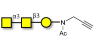 Forssman antigen triose with terminal alkyne (Linker-CΞCH A)