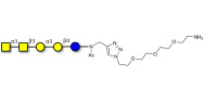 Isoforssman antigen pentaose with free terminal amine (Linker-NH2 B)