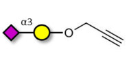 GM4 Ganglioside oligosaccharide with terminal alkyne (Linker-CΞCH B)