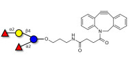 2',2-Difucosyllactose with DBCO (Linker-DBCO A)