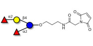 2',2-Difucosyllactose linked to maleimide (Linker-MAL A)