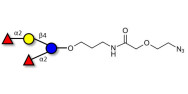 2',2-Difucosyllactose with terminal azide (Linker-N3 B)