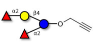 2',2-Difucosyllactose with terminal alkyne (Linker-CΞCH B)