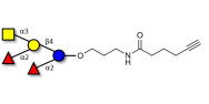 Fucosyl A antigen pentaose type 5 with terminal alkyne (Linker-CΞCH C)