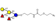 Fucosyl B antigen pentaose type 5 with terminal azide (Linker-N3 B)